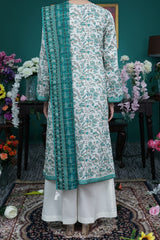 NUSL3230 Printed Lawn Suit - Unstitched 3Pc