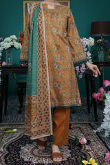 NUSL3229 Printed Lawn Suit - Unstitched 3Pc