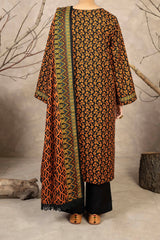 NUW3064 Digital Printed Khaddar Suit - 3 Piece