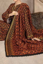 NUW3064 Digital Printed Khaddar Suit - 3 Piece