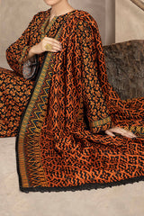 NUW3064 Digital Printed Khaddar Suit - 3 Piece