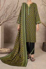 NUW3063 Digital Printed Khaddar Suit - 3 Piece