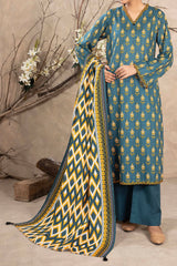 NUW3053 Digital Printed Khaddar Suit - 3 Piece