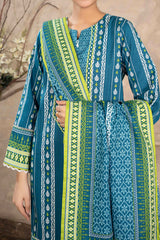 NUW3050 Digital Printed Khaddar Suit - 3 Piece