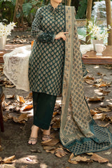NUW3086 Digital Printed Khaddar Suit - 3 Piece