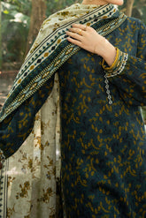 NUW3085 Digital Printed Khaddar Suit - 3 Piece
