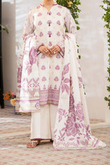 NPSJ3119 Lawn Jacquard - Stitched 3Pc