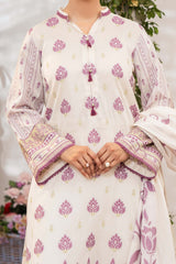 NPSJ3119 Lawn Jacquard - Stitched 3Pc