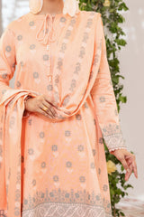 NPSJ3117 Lawn Jacquard - Stitched 3Pc