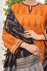 NPSJ3120 Lawn Jacquard - Stitched 3Pc