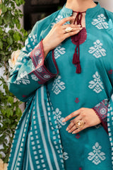 NPSJ3122 Lawn Jacquard - Stitched 3Pc