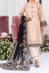 NUSL3343 Printed Lawn Suit - Unstitched 3Pc