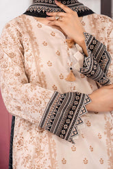 NUSL3343 Printed Lawn Suit - Unstitched 3Pc