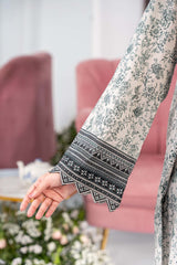 NUSL3342 Printed Lawn Suit - Unstitched 3Pc