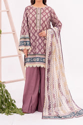 NPSLW3064 Printed Lawn Suit - Stitched 3Pc