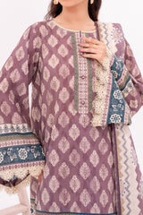 NPSLW3064 Printed Lawn Suit - Stitched 3Pc