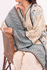 NUSL3353 Printed Cambric Suit - Unstitched 3Pc