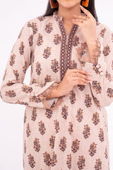 NUSL3354 Printed Cambric Suit - Unstitched 3Pc