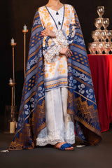 NUSJ3288 Jacquard Lawn Suit - Unstitched 3Pc