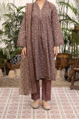 NUSL3306 Printed Lawn Suit - Unstitched 3Pc