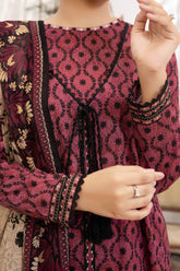 NUSL3325 Printed Lawn Suit - Unstitched 3Pc