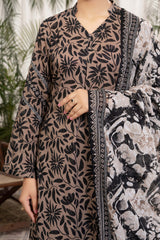 NUSL3317 Printed Lawn Suit - Unstitched 3Pc