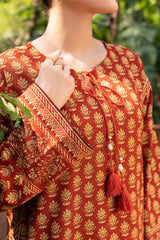 NUW3083 Digital Printed Khaddar Suit - 3 Piece