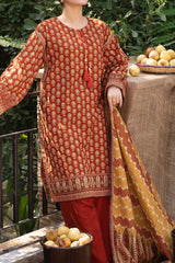 NUW3083 Digital Printed Khaddar Suit - 3 Piece