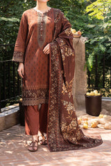 NUW3094 Digital Printed Khaddar Suit - 3 Piece