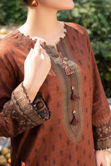 NUW3094 Digital Printed Khaddar Suit - 3 Piece