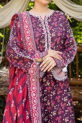 NUW3095 Digital Printed Khaddar Suit - 3 Piece