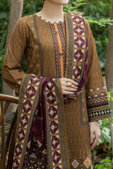 NUW3096 Digital Printed Khaddar Suit - 3 Piece