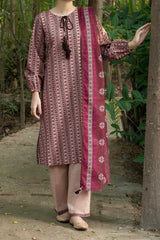 NUW3073 Digital Printed Khaddar Suit - 3 Piece