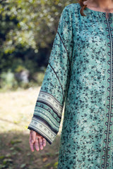 ARTICHOKE - Peach Printed Unstitched Suit 3 Pc - 3186