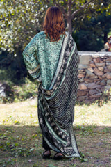 ARTICHOKE - Peach Printed Unstitched Suit 3 Pc - 3186
