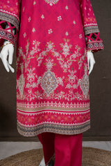 NPWE3038 - Printed Embroidered Khaddar (Stitched 3Pc)