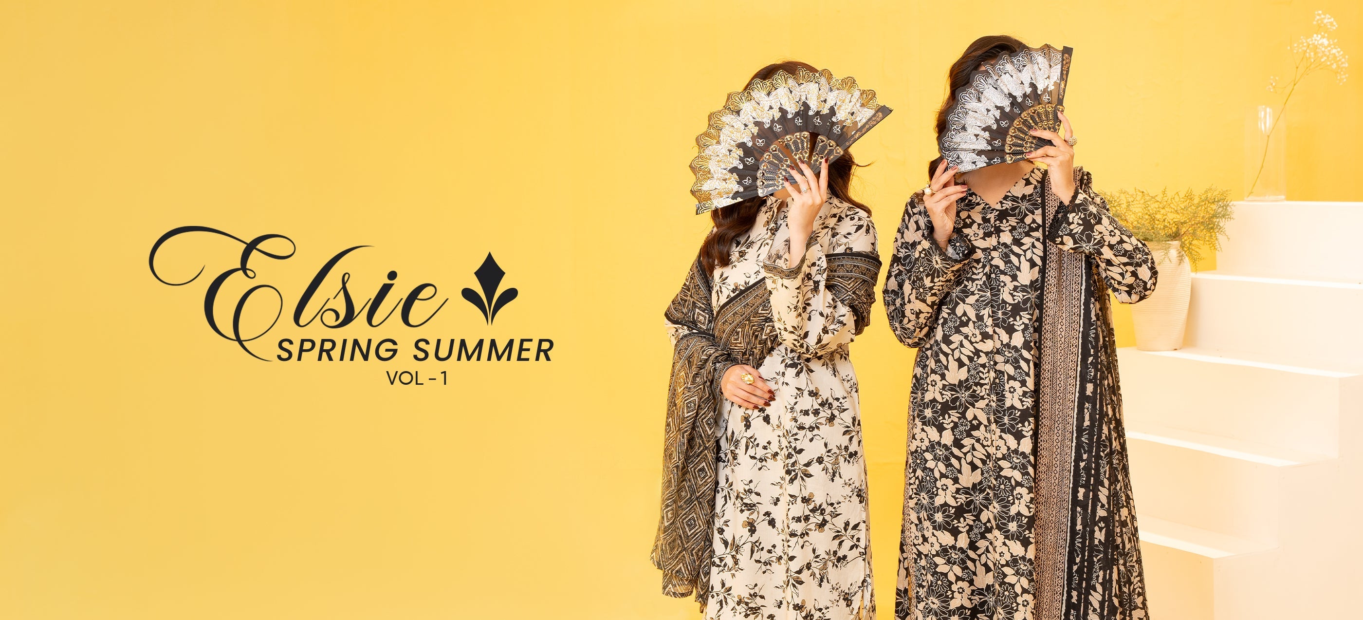 Elsie | Unstitched Printed Lawn 3-Piece
