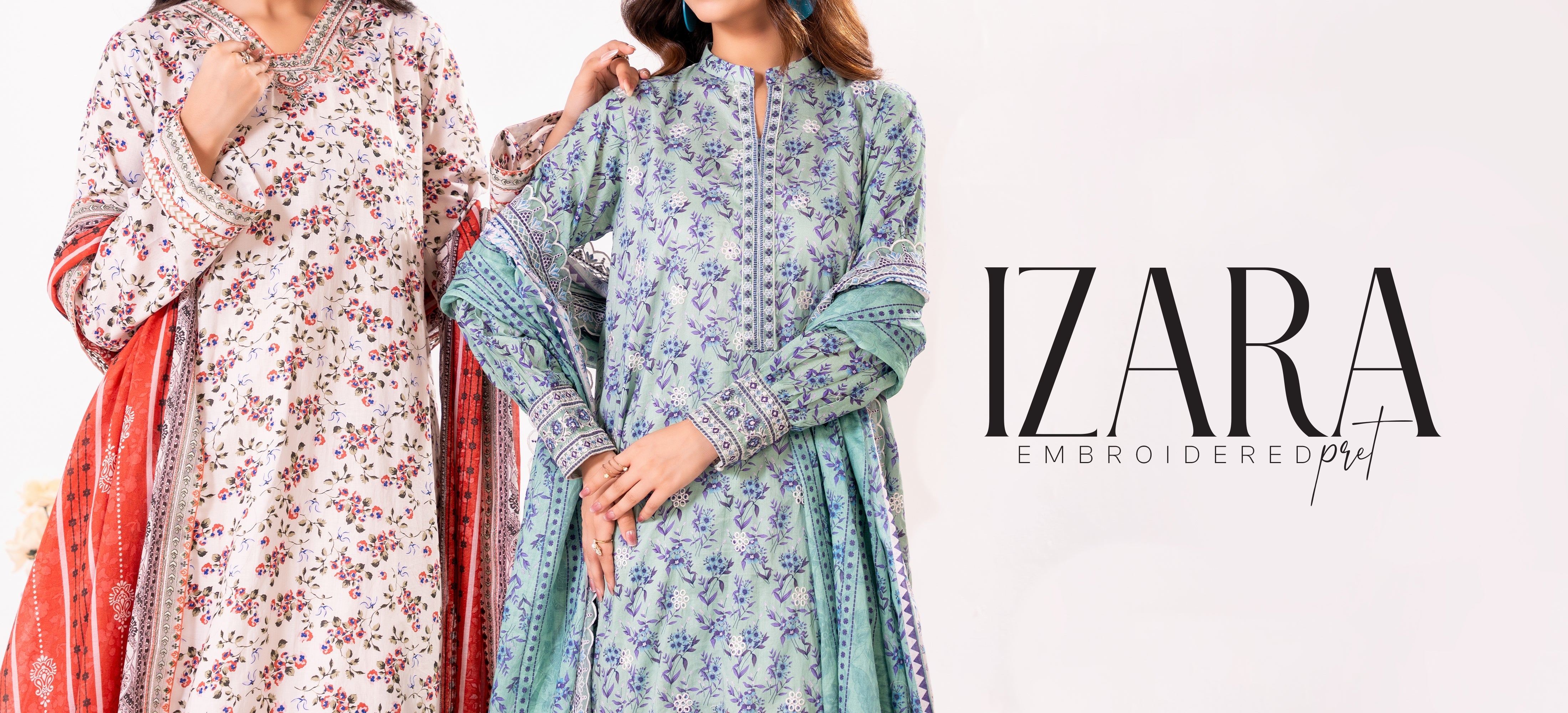 IZARA - MIDSUMMER EMBROIDERED PRINTS RTW
