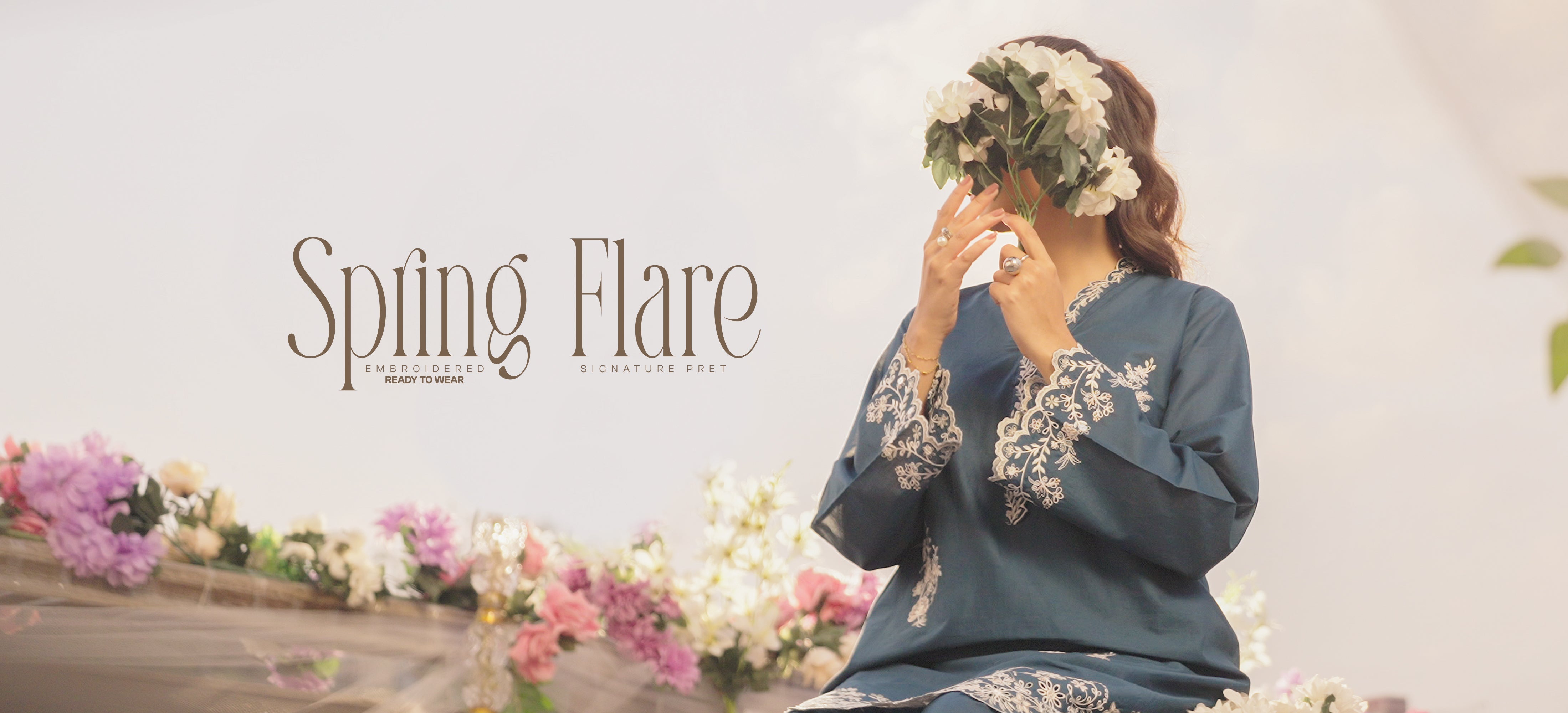Spring Flare - RTW Embroidered 2Pc