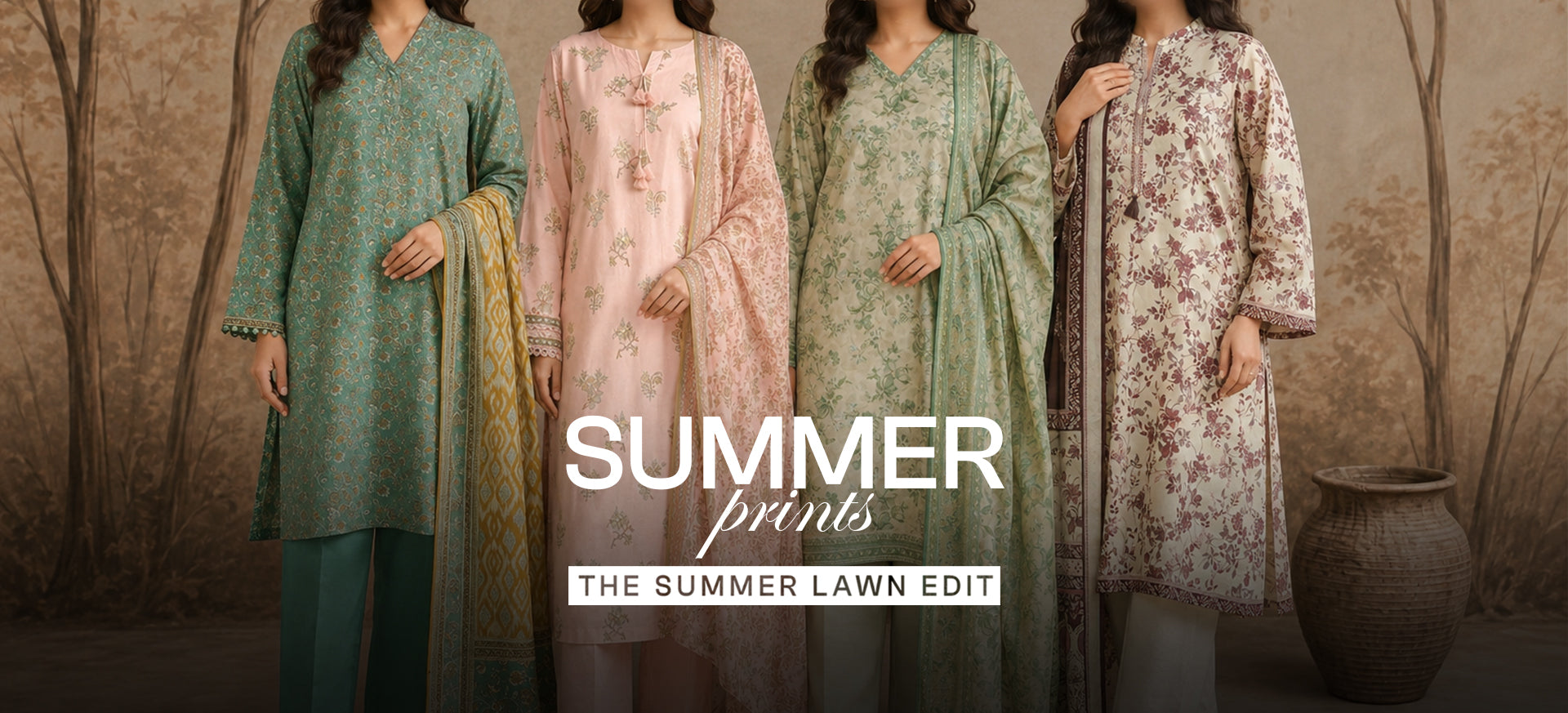 Summer Unstitched Lawn | 3pc