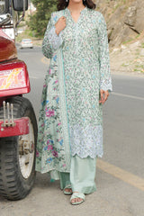 Stitched 3Pc - Embroidered Lawn - NPSLE3153
