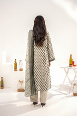 NUSLW3141 Printed Lawn Suit - Unstitched 3Pc