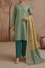 NUSLW3104 Printed Lawn Suit - Unstitched 3Pc