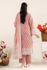 NUSLW3138 Printed Lawn Suit - Unstitched 3Pc