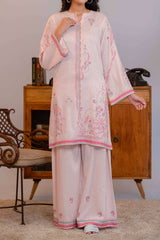 Npslr2106 Printed Raw Silk Lawn - Stitched 2Pc