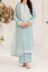 NPSLA3119 Aari Embroidered Lawn Suit - 3Pc