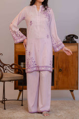 Npslr2101 Printed Raw Silk Lawn - Stitched 2Pc