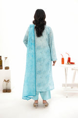 NUSLW3128 Printed Lawn Suit - Unstitched 3Pc
