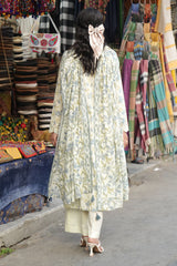 Stitched 3Pc - Embroidered Lawn - NPSLE3151