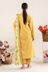 NUSLW3106 Printed Lawn Suit - Unstitched 3Pc